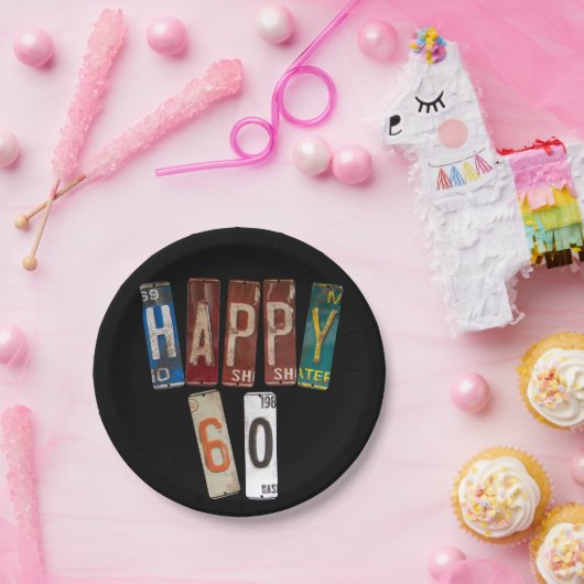 Teller zum 60. Geburtstag (Party)