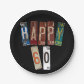 Teller zum 60. Geburtstag (Vorderseite)