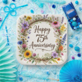Teller zum 75. Hochzeitstag, 75 Jahre Ehe (Party)
