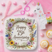 Teller zum 75. Hochzeitstag, 75 Jahre Ehe (Party)