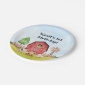 Teller zum ersten Geburtstag (Schrägansicht)