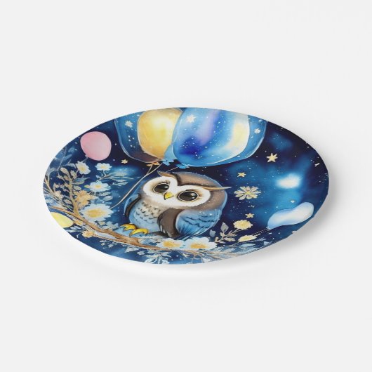 Teller zum ersten Geburtstag (Schrägansicht)