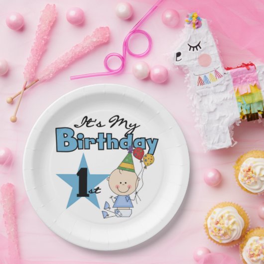 Teller zum ersten Geburtstag (Party)