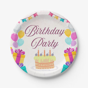 Teller zum Geburtstag