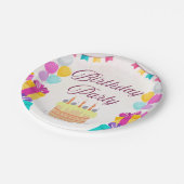 Teller zum Geburtstag (Schrägansicht)