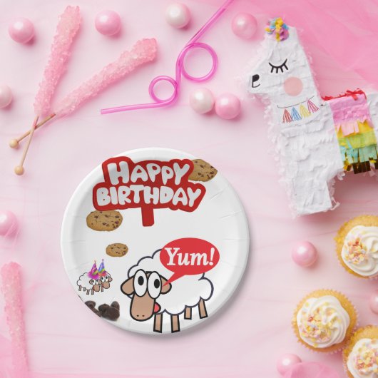 Teller zum Geburtstag, Lamm (Party)