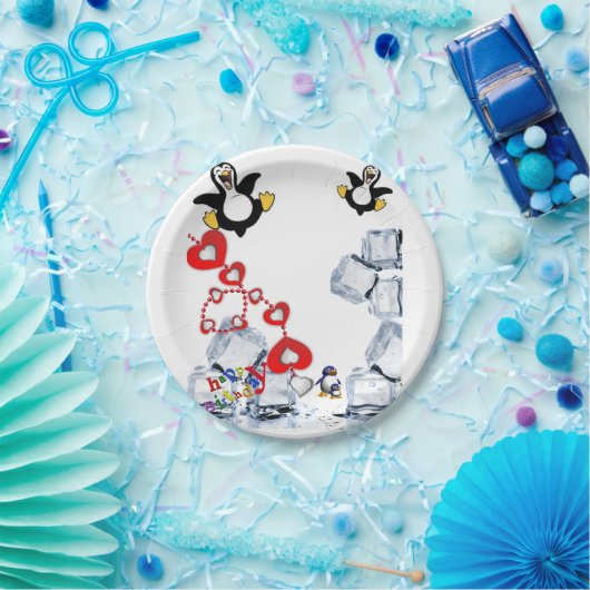 Teller zum Geburtstag, Pinguin (Party)