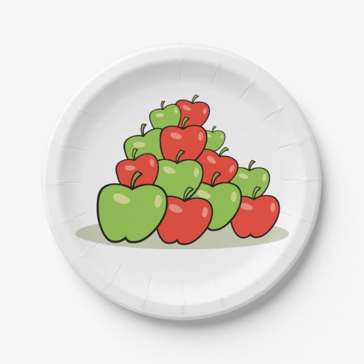 Teller zum Grünbuch "Rote und grüne Äpfel" (Vorderseite)