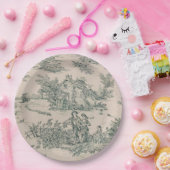 Teller zum Grünbuch über die Leinwand von grünem F (Party)