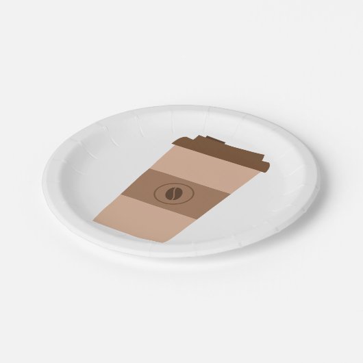 Teller zum Kaffee Beeren (Schrägansicht)