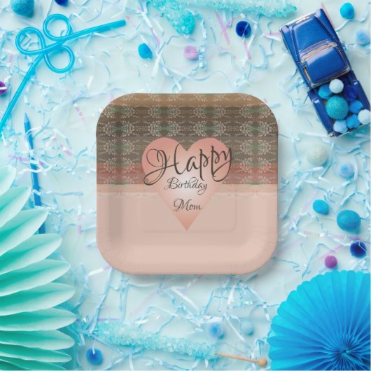 Teller zum quadratischen Designer (Party)