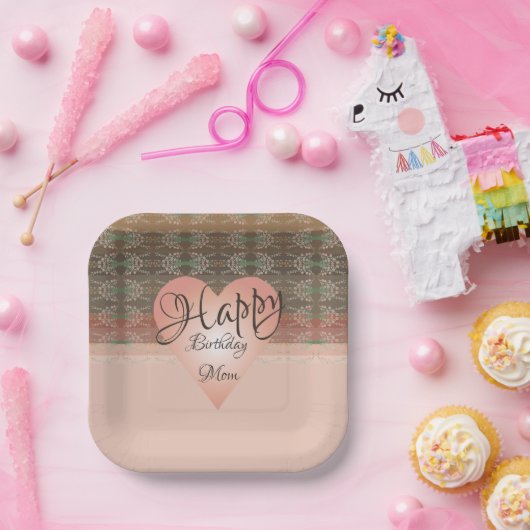 Teller zum quadratischen Designer (Party)