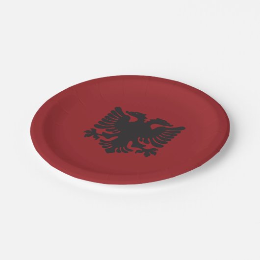 Teller zum Rotwein-Adlerbuch (Schrägansicht)