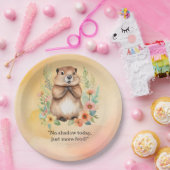 Teller zum Tagesthema "Groundhog" (Party)