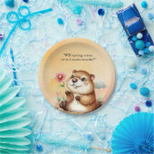 Teller zum Tagesthema "Groundhog" (Party)