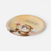 Teller zum Tagesthema "Groundhog" (Schrägansicht)