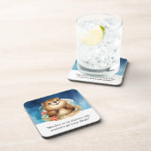 Teller zum Tagesthema "Groundhog" Getränkeuntersetzer (Rechte Seite)