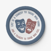 Teller zum Theaterleben (Vorderseite)