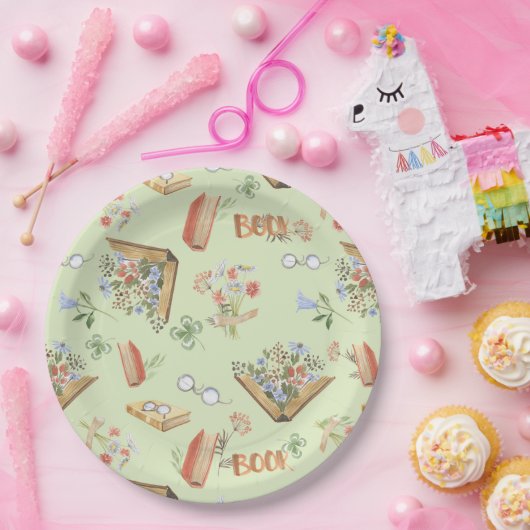 Teller zum Thema Buch (Party)