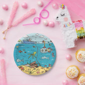 Teller zum Thema Meeresleben (Party)