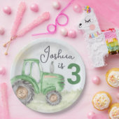 Teller zum Thema personalisiertes Grünbuch (Party)