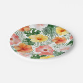 Teller zum Thema "Tropische Hawaiianische Geburtst (Schrägansicht)