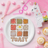 Teller zum Toastpapier (Party)