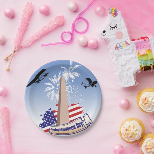 Teller zum Unabhängigkeitstag (Party)