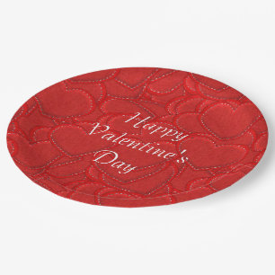 Teller zum Valentinstag von Noten