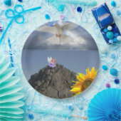 Teller zum Weißblütenpapier von Angel (Party)