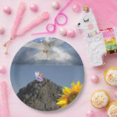 Teller zum Weißblütenpapier von Angel (Party)