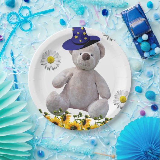 Teller zum Weißteddy-Bärenpapier (Party)