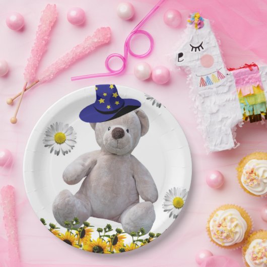 Teller zum Weißteddy-Bärenpapier (Party)