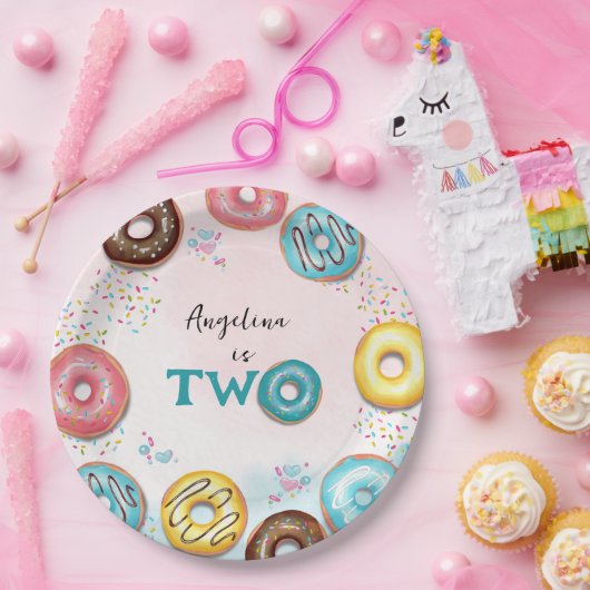 Teller zum zweiten Geburtstag. (Party)