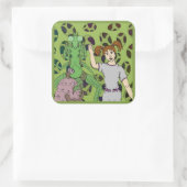 Telling Tales Quadratischer Aufkleber (Tasche)