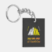 Tells Dad Jokes At Random Schlüsselanhänger (Vorderseite links)