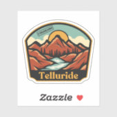 Tellurid, Colorado-Aufkleber Aufkleber (Blatt)