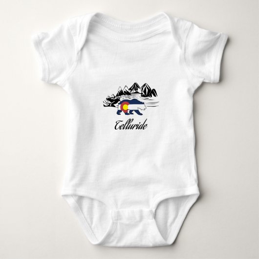 Tellurid Colorado Baby Strampler (Vorderseite)
