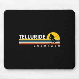 Telluride Co Colorado Vintage Retro Souvenirs Skif Mousepad