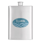 Telluride Colorado Außenbereich Flachmann (Vorderseite)