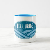Telluride Colorado Außenbereich Zweifarbige Tasse (Mittel)
