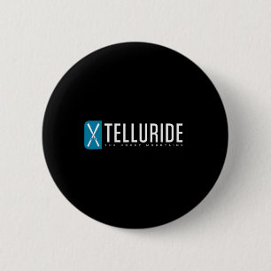 Telluride Colorado Berg Skifahren Button