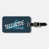 Telluride Colorado Gepäckanhänger (Vorderseite horizontal)