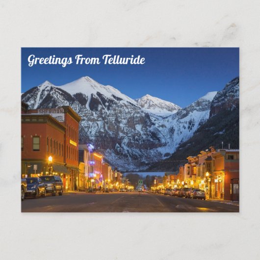 Telluride Colorado Postkarte (Vorderseite)