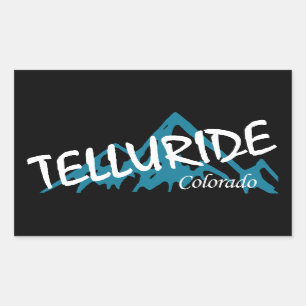 Telluride Colorado Rechteckiger Aufkleber