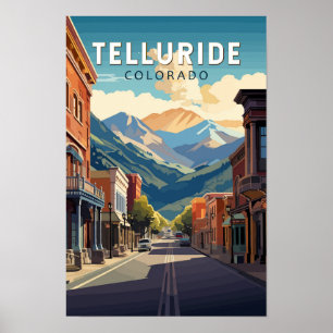 Telluride Colorado Reise Kunst Vintage Poster