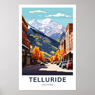 Telluride Colorado Reisen Print Poster