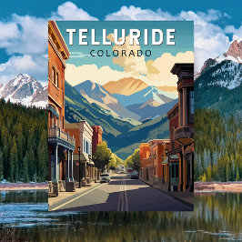 Telluride, Colorado Reisen Vintage Postkarte