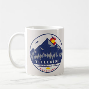 Telluride Colorado Retro Sunset Ski Souvenirs Kaffeetasse