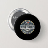 Telluride Colorado San Juan Rocky Mountains Skifah Button (Vorne & Hinten)